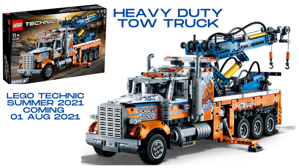 LEGO Technic 42128 HeavyDuty Tow Truck - First Look - Coming Aug 2021