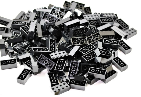 LEGO® Black Brick 2 x 4 ID 3001 [Pack of 50 Bricks]