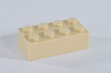 LEGO® Tan Brick 2 x 4 ID 3001 [Pack of 50 Bricks]