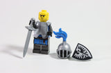 LEGO® Castle Black Falcon Knight Body Armour Sword Shield - Pack of 4 Soldiers