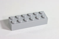 LEGO® Light Bluish Gray Brick 2 x 6 ID 2456 [Pack of 50 Bricks]