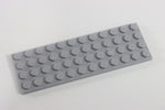 LEGO Light Bluish Gray Plate 4 x 12 ID 3029 [Pack of 20 Plates]