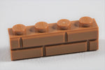 LEGO® Medium Nougat 1 x 4 Masonry Profile Brick ID 15533 [Pack of 50 Bricks]
