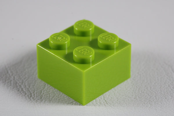 LEGO® Lime Brick 2 x 2 ID 3003 [Pack of 20 Bricks]