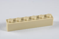 LEGO® Tan Brick 1 x 6 ID 3009 [Pack of 10 Bricks]