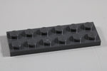 LEGO Dark Bluish Gray Plate 2 x 6 ID 3795 [Pack of 20 Plates]