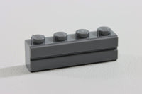 LEGO® Dark Bluish Gray 1 x 4 Masonry Profile Brick ID 15533 [Pack of 50 Bricks]