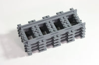 LEGO® Dark Bluish Gray Train Track Plastic (Remote Control Trains) Straight ID 53401 [Pack of 20 Tracks]