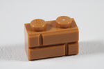 LEGO®Medium Nougat Brick Modified 1 x 2 with Masonry Profile ID 98283 [Pack of 100 Bricks]